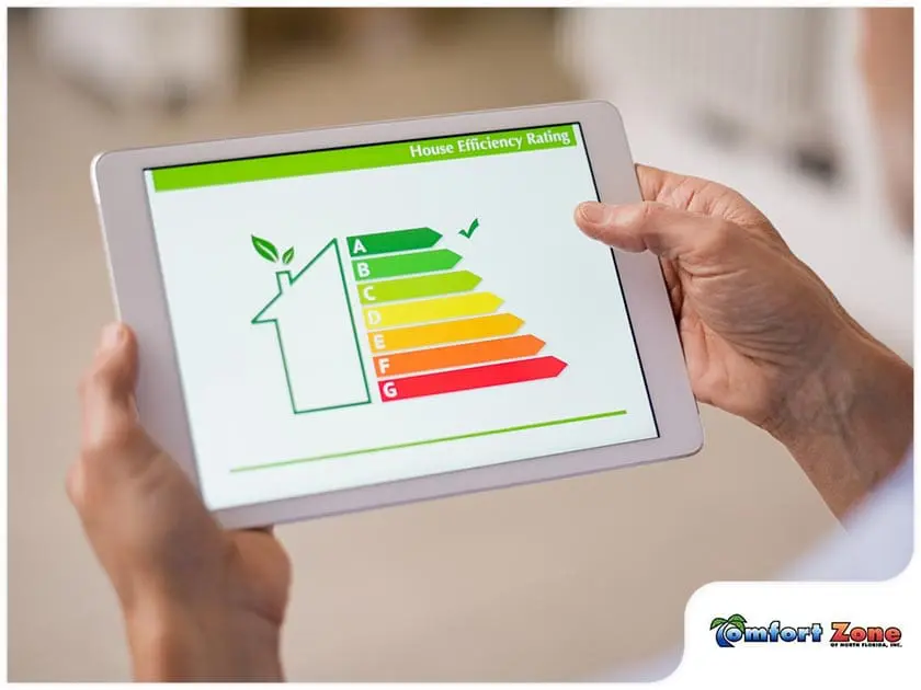 Homeowner Reviewing Energy Consumption on Electronic Device A homeowner is reviewing their home's energy consumption on an electronic device, monitoring usage and efficiency