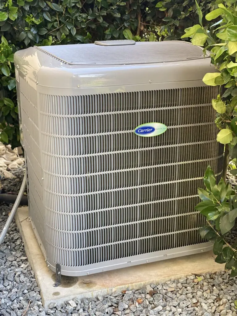 New energy-efficient air conditioning unit installed to provide reliable cooling and comfort for a Jacksonville home.