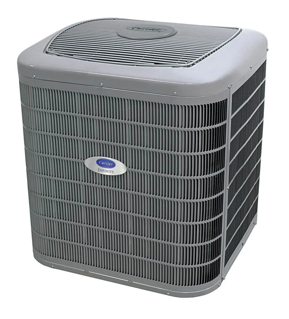 Carrier Condenser Install Carrier Air Conditioner Heat pump condenser unit