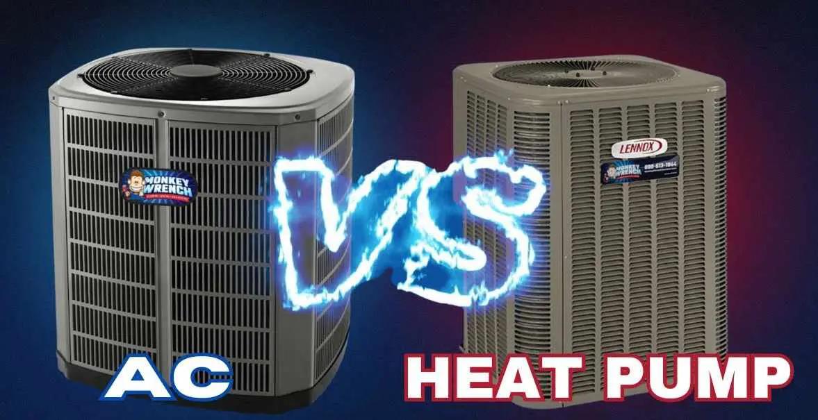 ac vs heat Air conditioner versus heat pump outdoor units