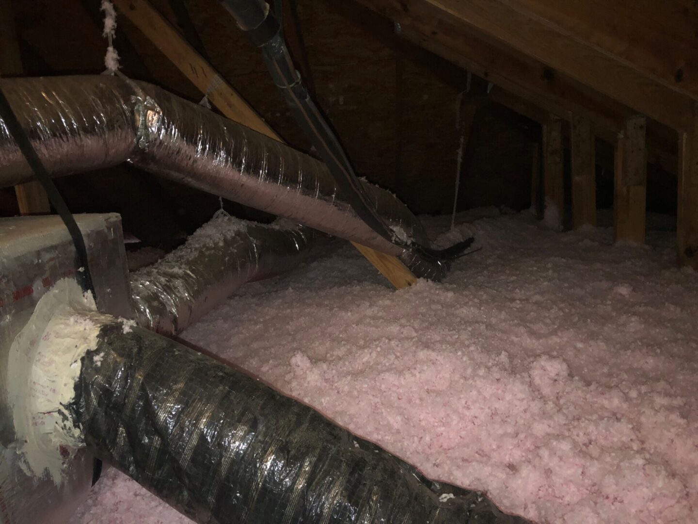 blown insulation installation